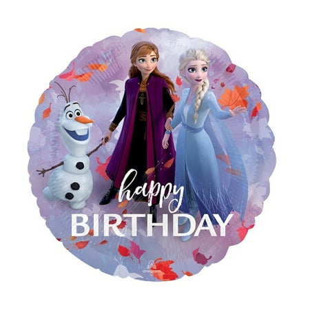 Anagram Frozen 2 Happy Birthday 17" Balloon #446118