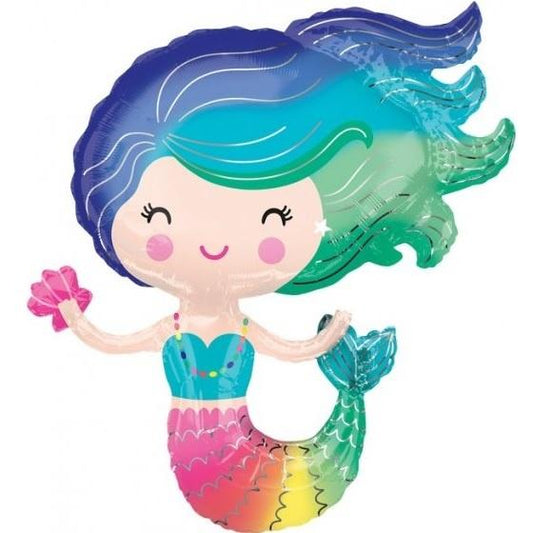 Anagram Mermaid Supershape Balloon