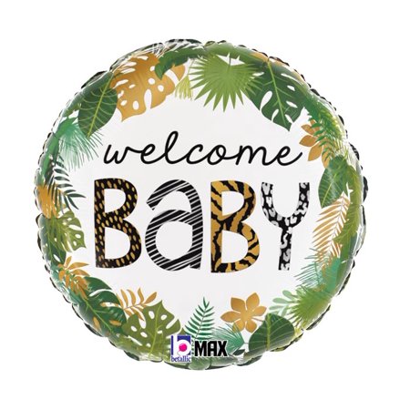 Balloon Party Palace Jumbo Welcome Baby Safari Balloon