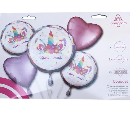 Anagram Unicorn Balloon Bouquet