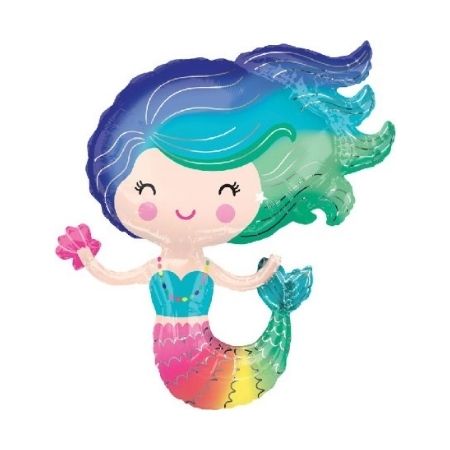 Anagram Mermaid Supershape Balloon
