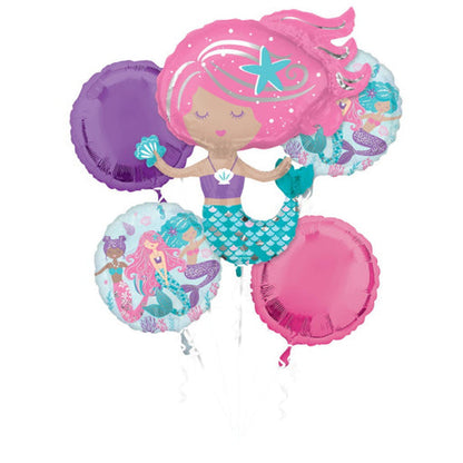 Anagram Shimmering Mermaid Balloon Bouquet