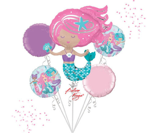 Anagram Shimmering Mermaid Balloon Bouquet