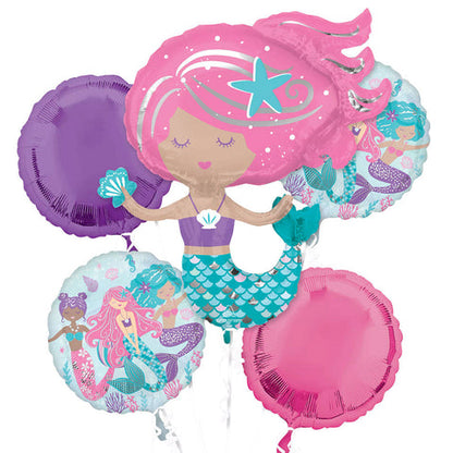 Anagram Shimmering Mermaid Balloon Bouquet