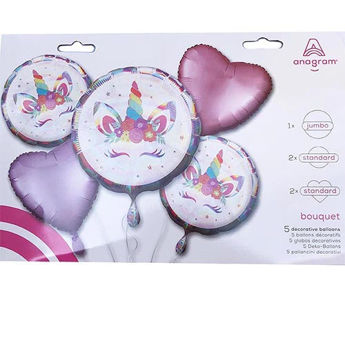 Anagram Unicorn Balloon Bouquet