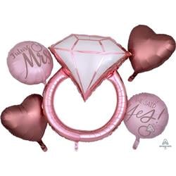 Mayflower Distributing Blush Wedding Balloon Bouquet