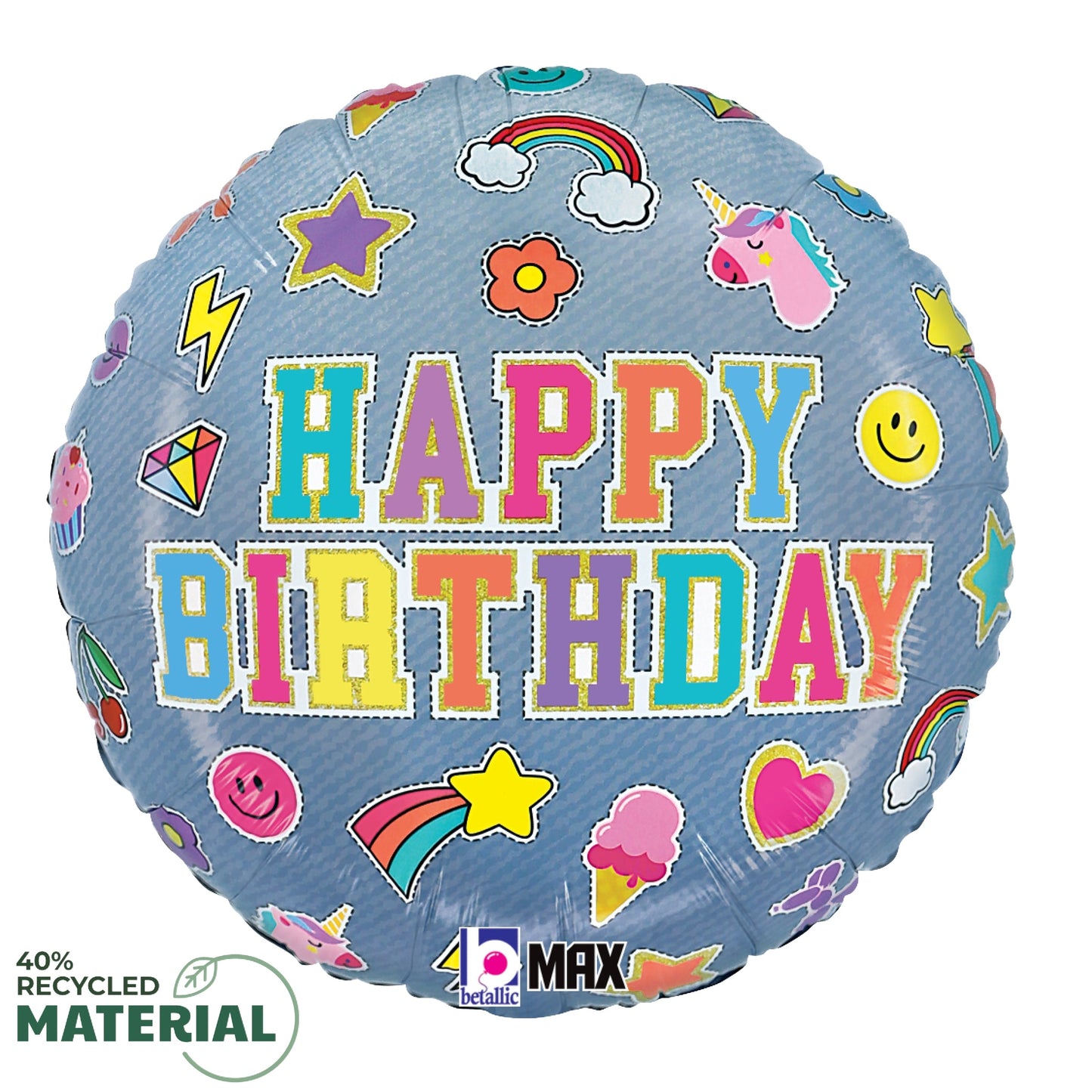 Betallic Birthday Foil Balloon