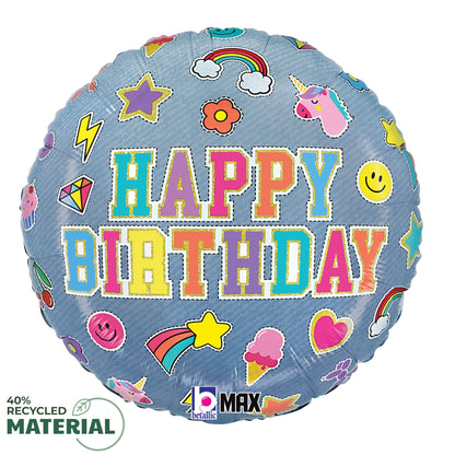 Betallic Birthday Foil Balloon
