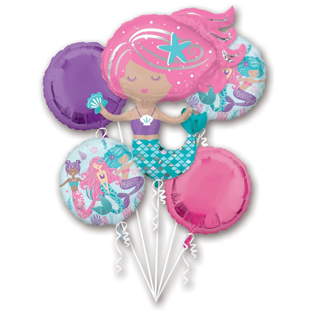 Anagram Shimmering Mermaid Balloon Bouquet