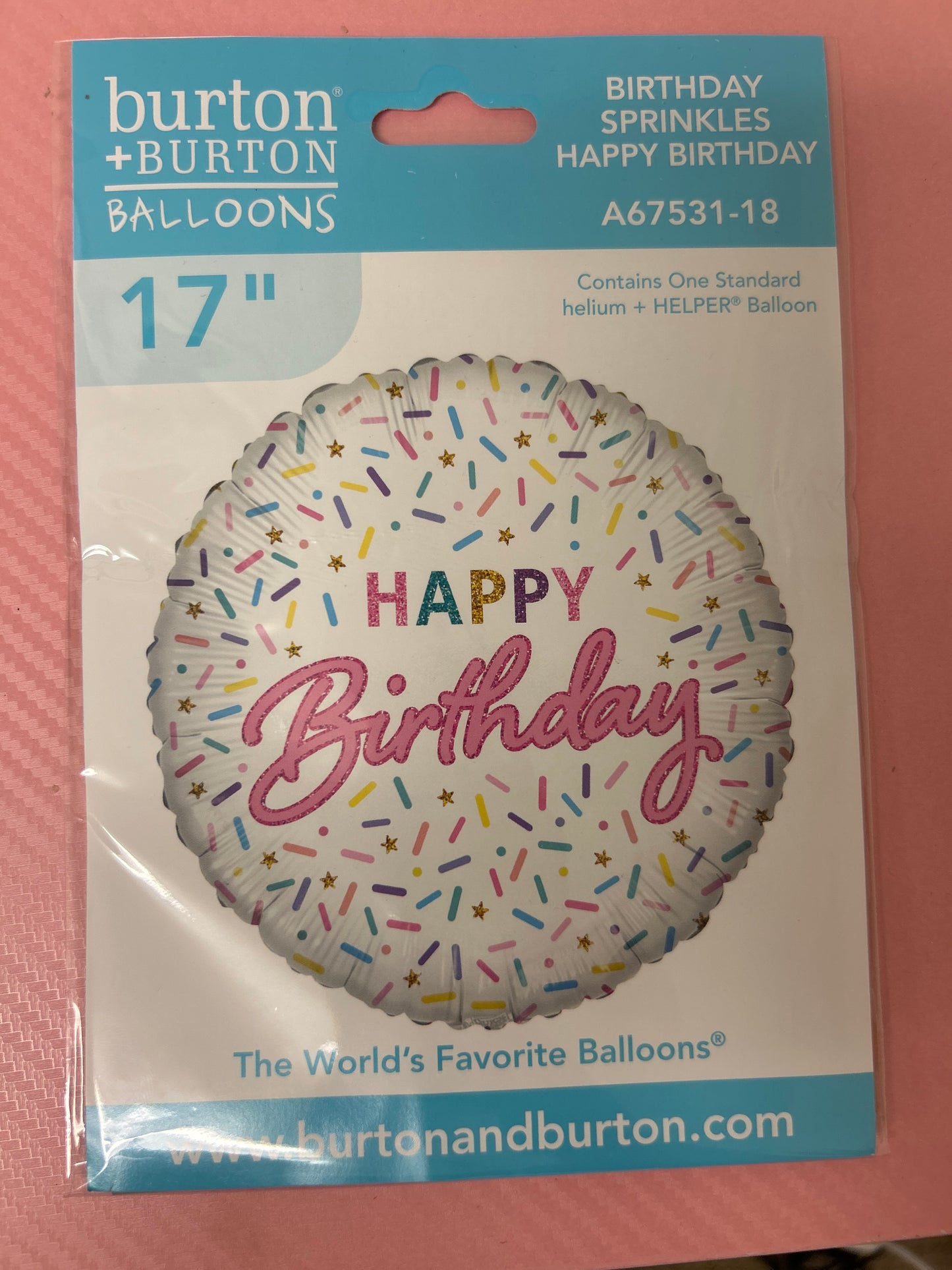 Burton + Burton Birthday Balloon
