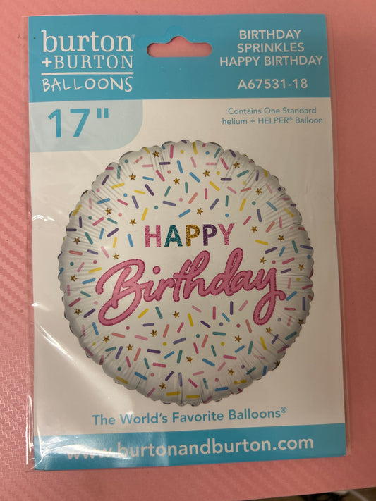 Burton + Burton Birthday Balloon