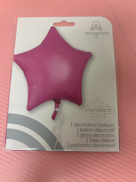 Anagram Pink Star Balloon