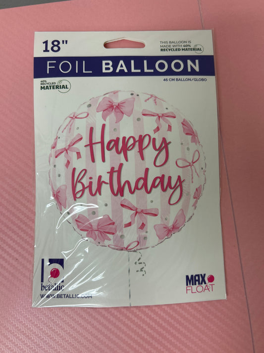 Betallic Happy Birthday Foil Balloon